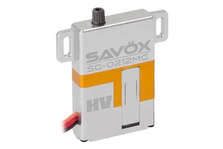 Fotografie produktu: SAVOX SG-0212MG 8mm HiVolt digitální servo (5kg-0,10s/60°)