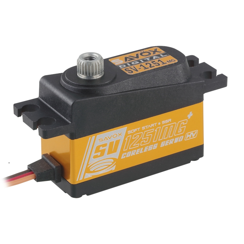 Fotografie produktu: SAVOX SV-1251MG+ Digitální HiVolt servo (10kg-0,085s/60°)