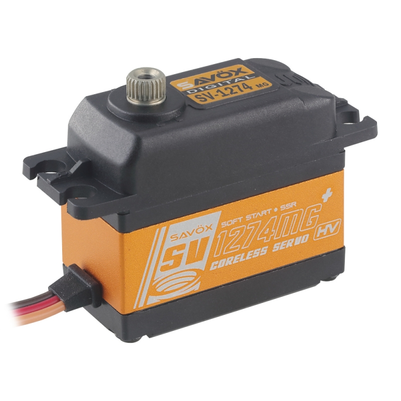 Fotografie produktu: SAVOX SV-1274MG+ HiVOLT digitální servo (15kg-0,045s/60°)