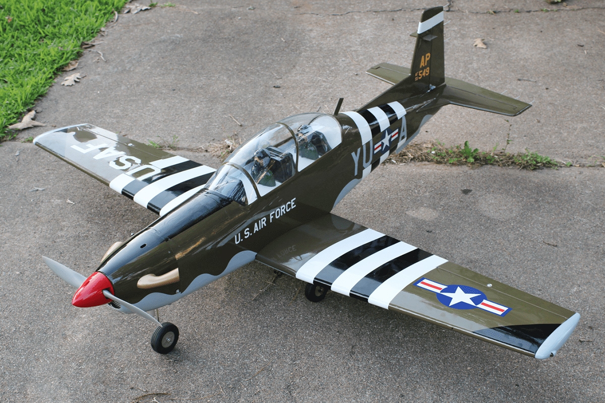 Fotografie produktu: Seagull T-6A Texan II 1,6m (Zatahovací podvozek) Vojenský