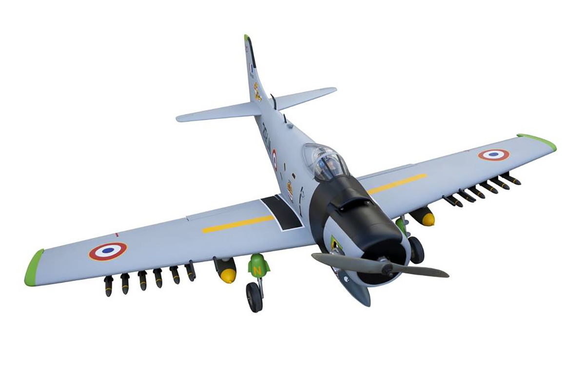 Fotografie produktu: Seagull Skyraider Warbird 1,6m (Zatahovací podvozek) Tiger