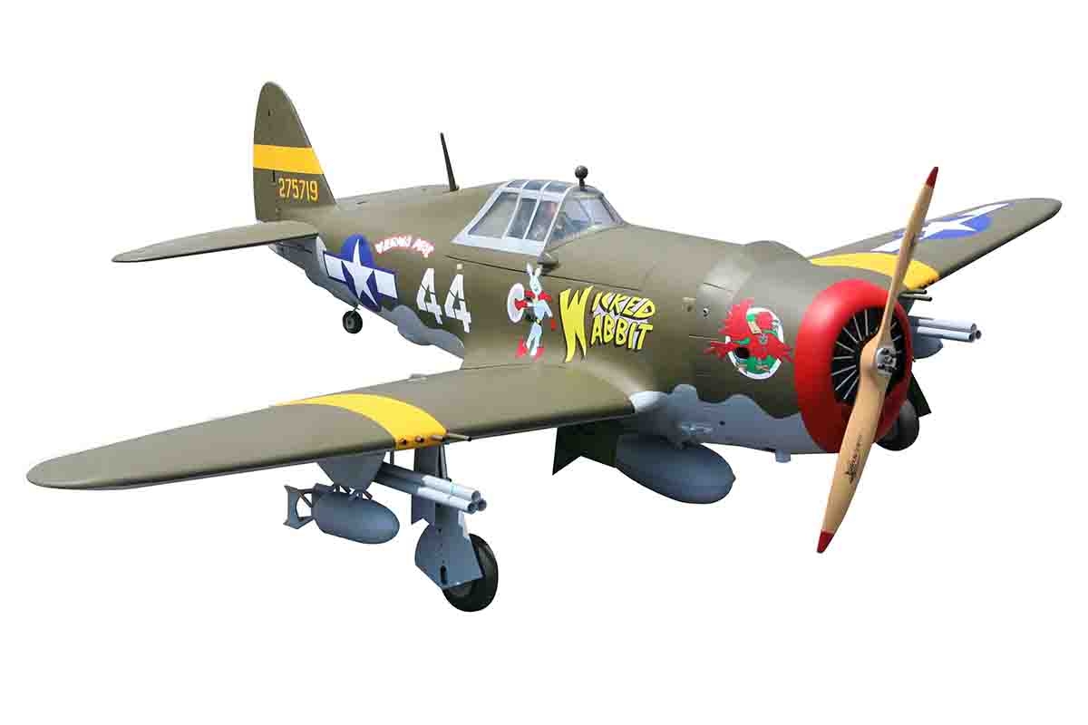 Fotografie produktu: Seagull P-47 Thunderbolt Wicked rabbit 2,05m (Zatahovací podvozek)