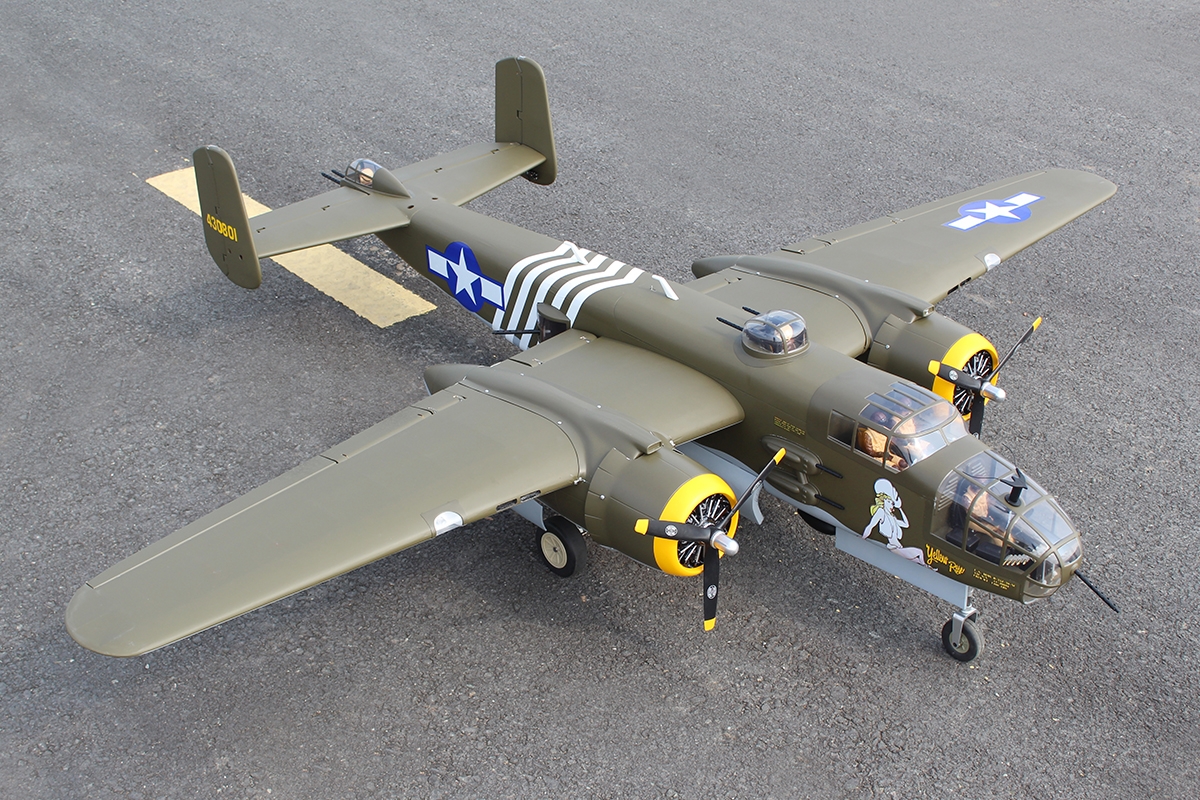 Fotografie produktu: Seagull Mitchel B-25 2,41m (Zatahovací podvozek)