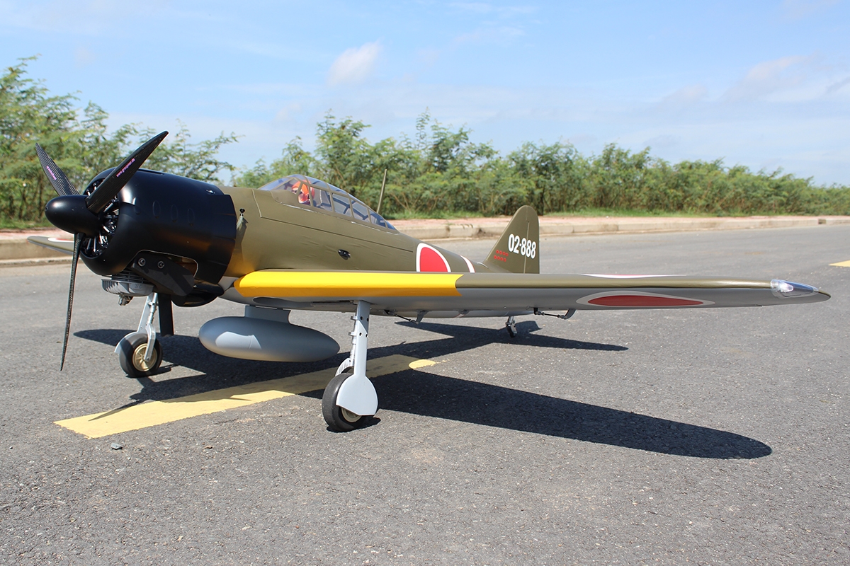 Fotografie produktu: Seagull Zero A6M 2,18m (Zatahovací podvozek) Kamuflážní