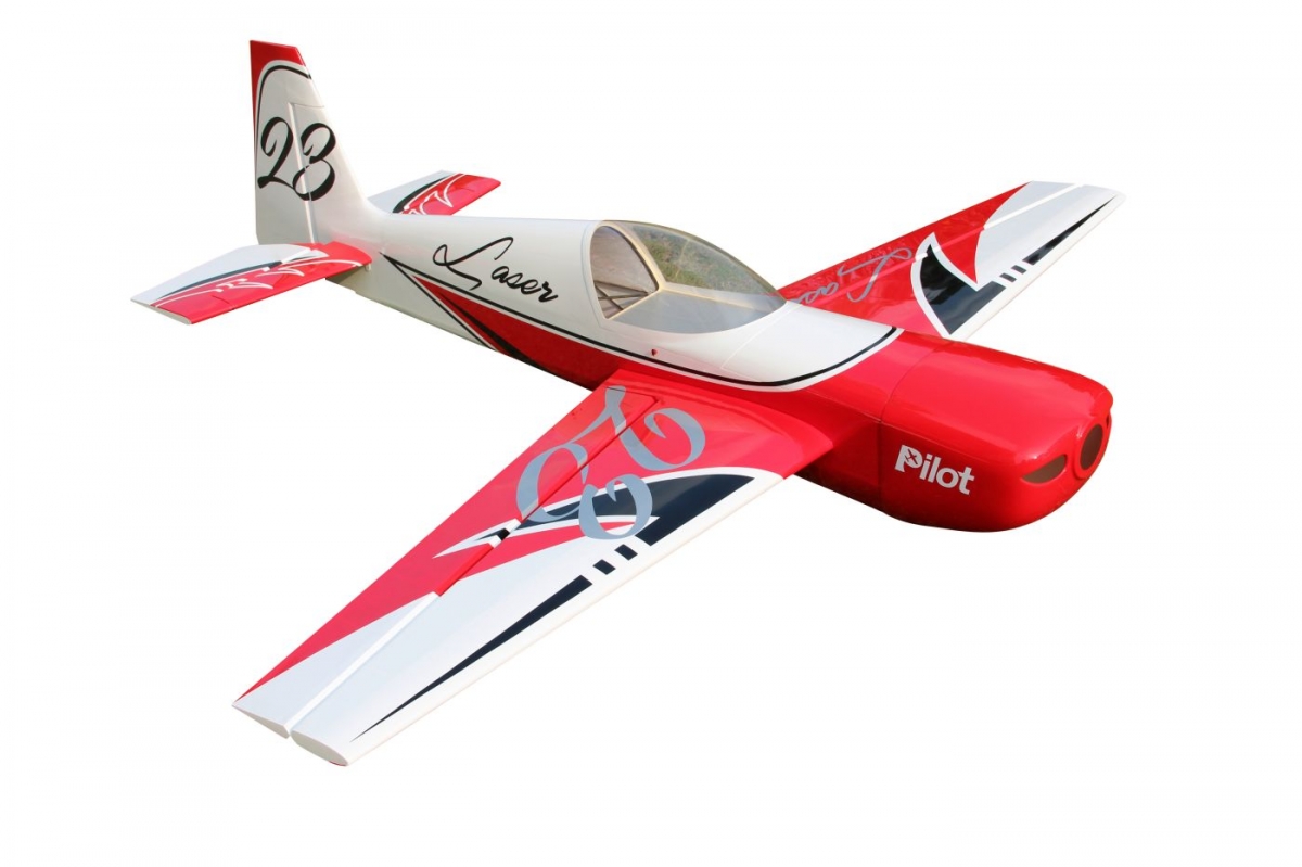 Fotografie produktu: Pilot RC 73" Laser 1850mm 35cc Červeno-Bílý