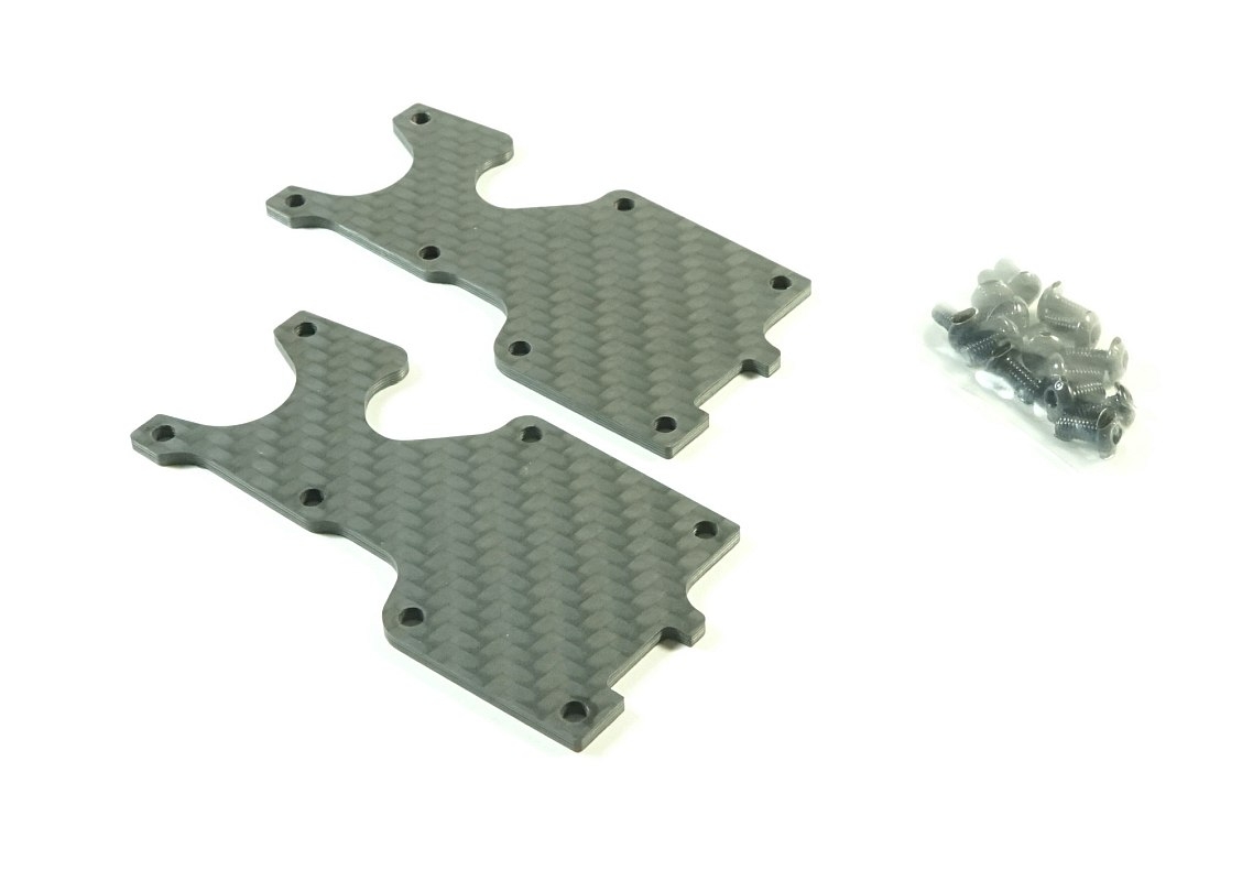 Fotografie produktu: SWORKz uhlíková vzpěra spodní zadního ramena, 2,0mm, včetně šroubů, 2 ks.