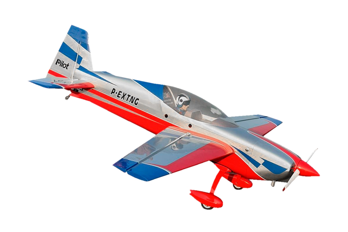 Fotografie produktu: Pilot RC 90" Extra NG 2290mm 60cc Červeno-Modro-Stříbrná