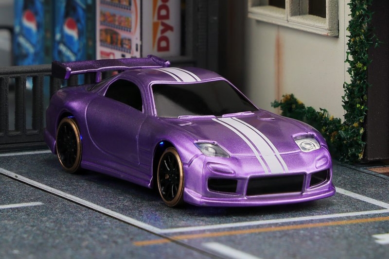 Fotografie produktu: TURBO RACING 1/76 C61 DRIFT RC Car RTR (fialová s pruhem)