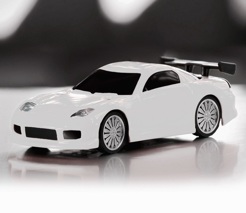 Fotografie produktu: TURBO RACING 1/76 C71 On-Road SPORT RC Car RTR (bílá)