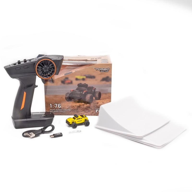 Fotografie produktu: TURBO RACING 1/76 C81 Off-Road RC Car RTR (žlutá)