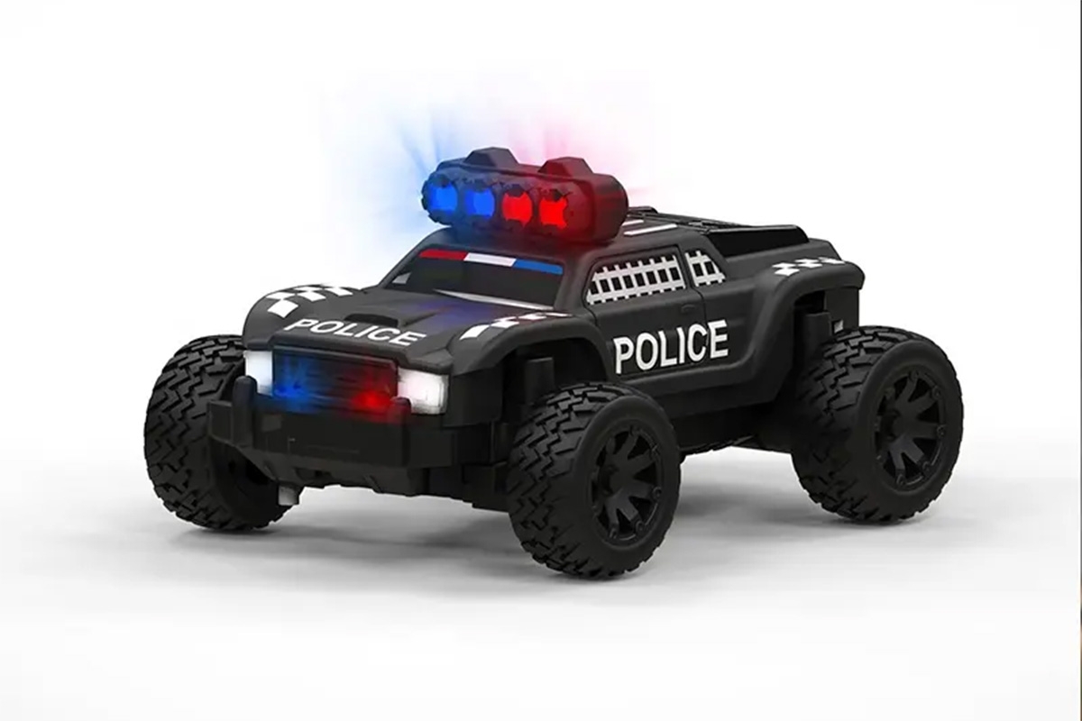 Fotografie produktu: TURBO RACING 1/76 C82 Off-Road Police RC Car RTR (černá)