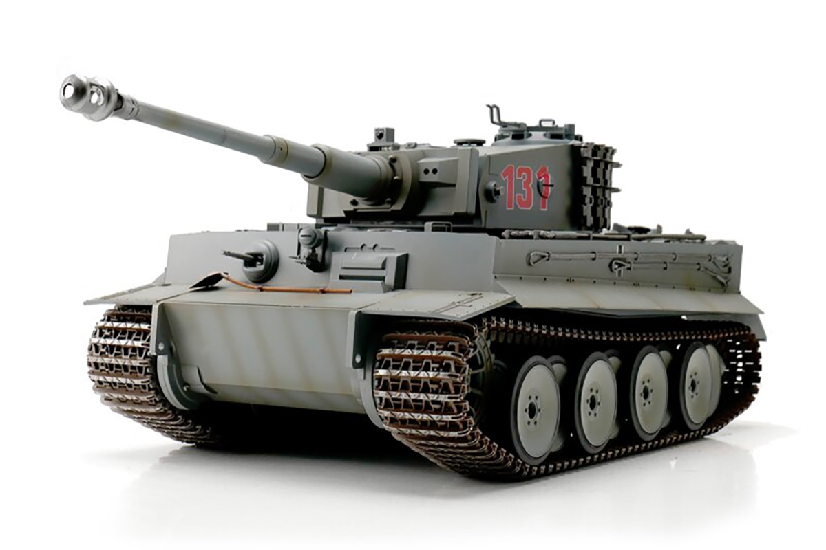 Fotografie produktu: TORRO tank 1/16 RC Tiger I IR - zimní kamufláž světle šedá