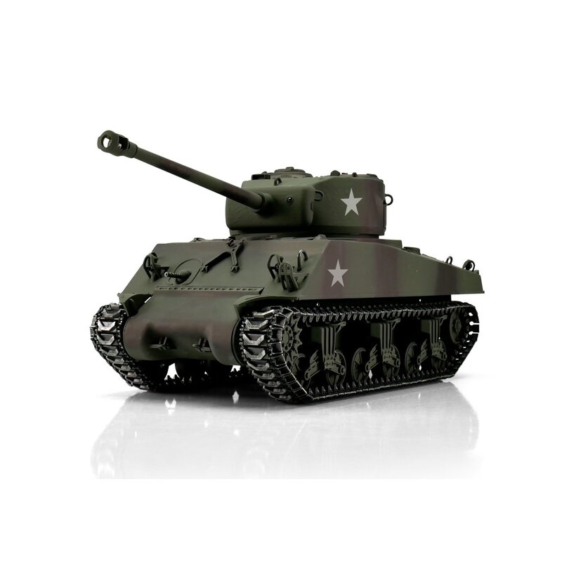 Fotografie produktu: TORRO tank PRO 1/16 RC M4A3 Sherman 76mm maskovací kamufláž - infra IR - Servo
