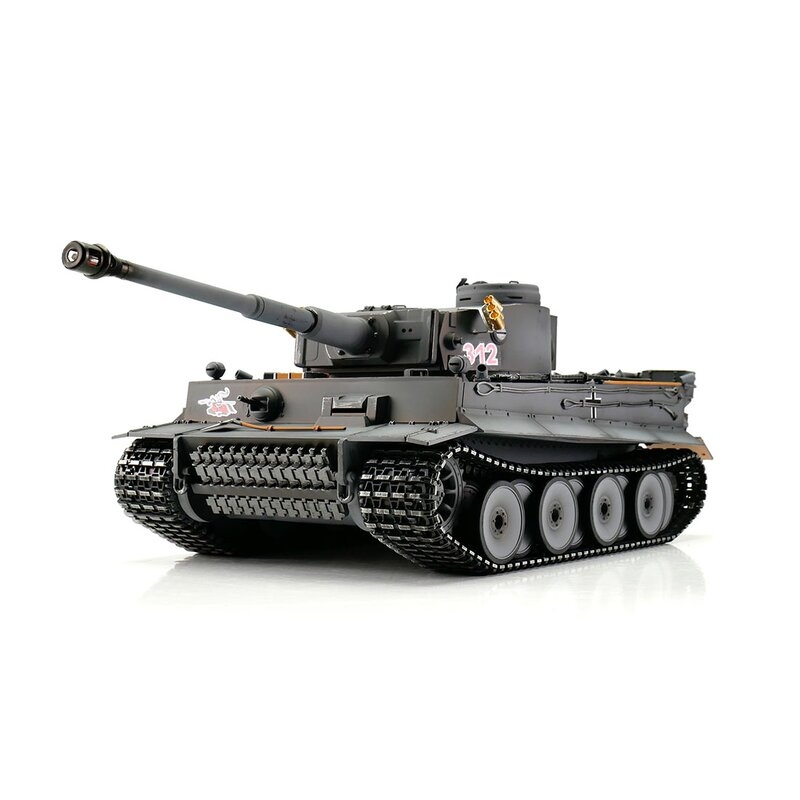 Fotografie produktu: TORRO tank PRO 1/16 RC Tiger I dřívější verze šedá kamufláž - infra IR - kouř z hlavně