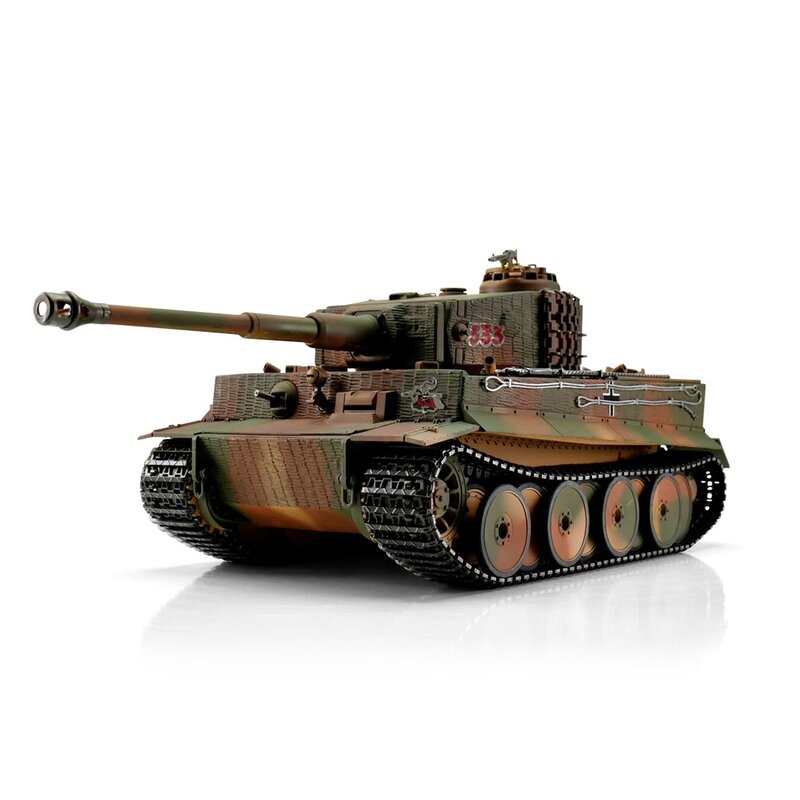 Fotografie produktu: TORRO tank PRO 1/16 RC Tiger I střední verze vícebarevná kamufláž - infra IR - kouř z hlav