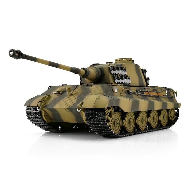 Fotografie produktu: TORRO tank PRO 1/16 RC Königstiger vícebarevná kamufláž - BB Airsoft - Kouř