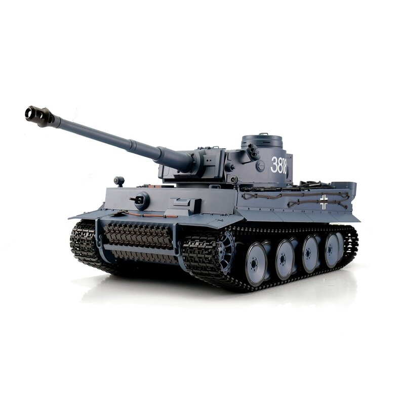 Fotografie produktu: Torro - Heng Long TORRO tank 1/16 RC TIGER I šedá kamufláž - BB Airsoft+IR