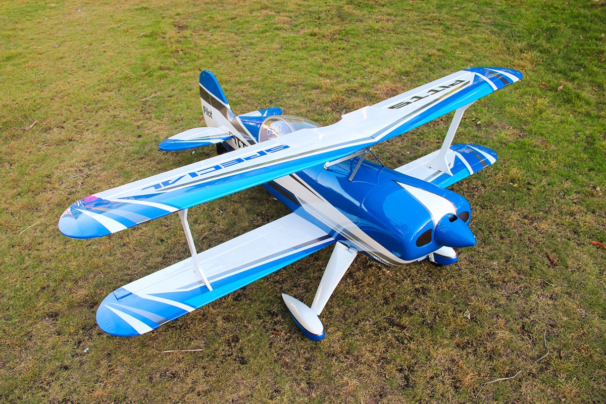 Fotografie produktu: Pilot RC 87" Pitts S2B Modrý (2,2m)
