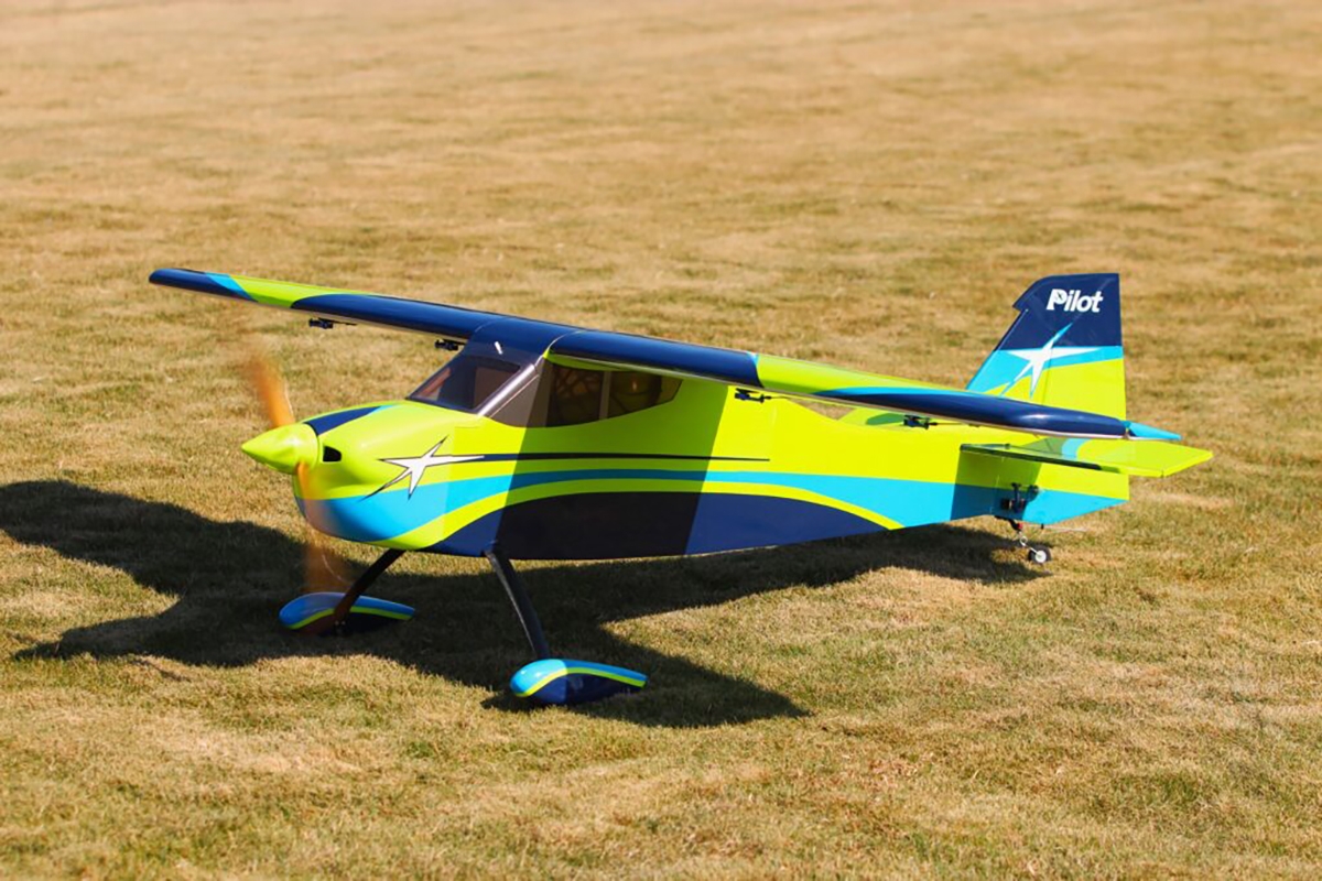 Fotografie produktu: Pilot RC 67" SkyWolf V2 (1,71m) Zeleno/Modrý