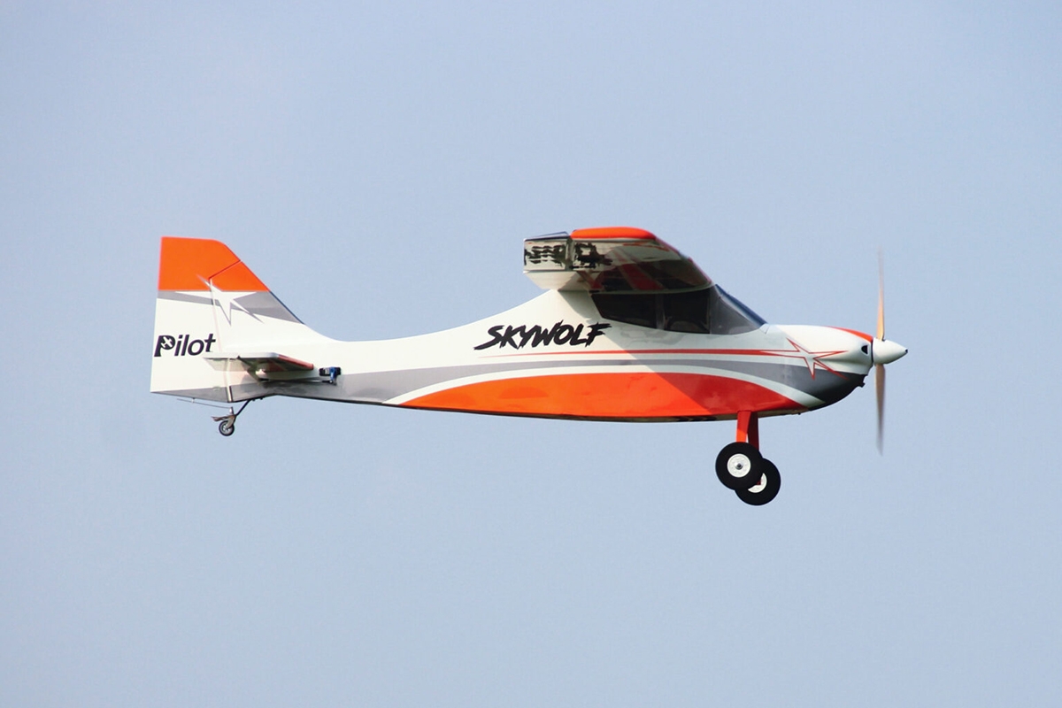 Fotografie produktu: Pilot RC 67" SkyWolf V2 (1,71m) Oranžovo/Modrý