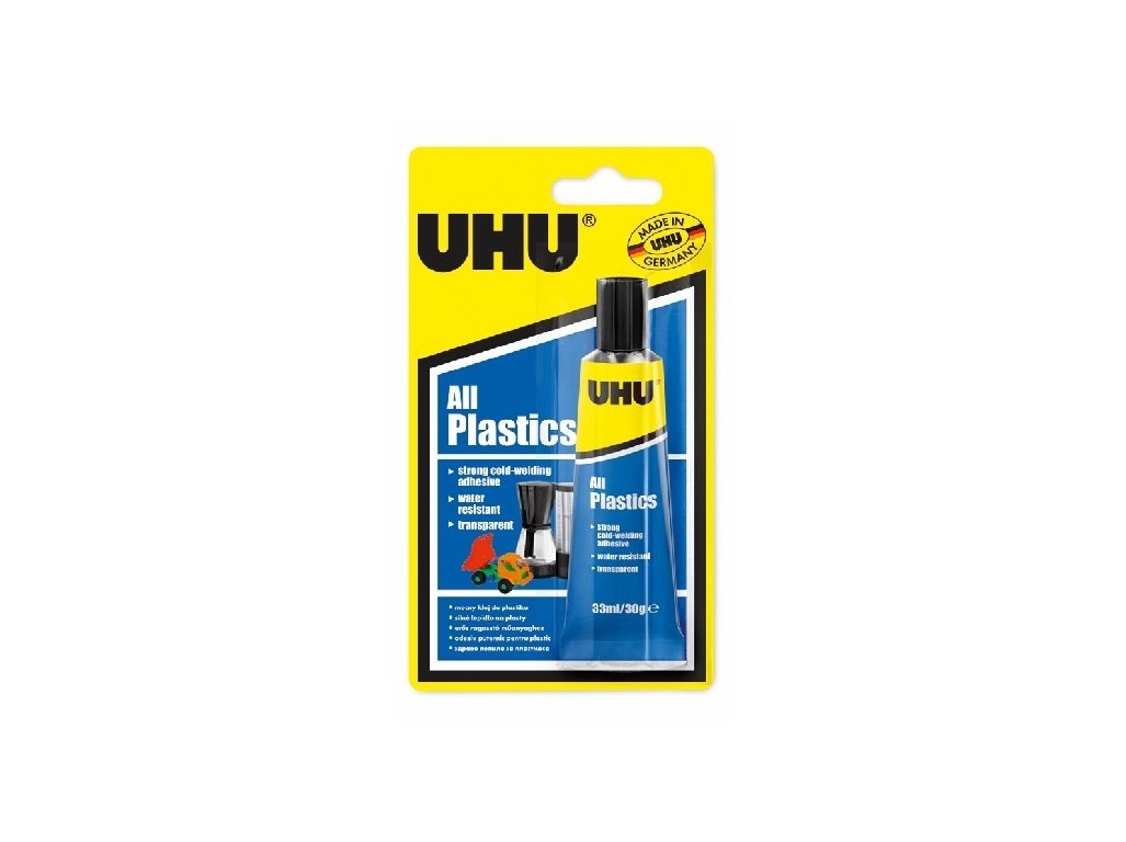 Fotografie produktu: UHU All Plastics 33ml lepidlo na plasty