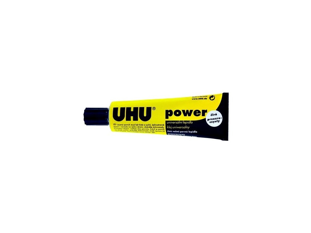 Fotografie produktu: UHU POWER TRANSPARENT 45ml čiré kontaktní lepidlo