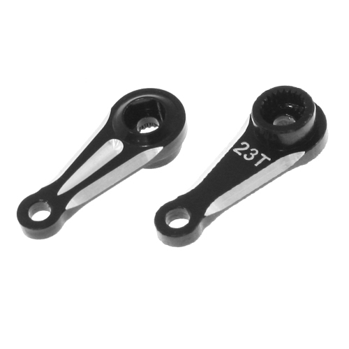 Fotografie produktu: Ultimate Racing Alu páka jednoramenná, černá, pro JR / Sanwa / KO 1 ks.