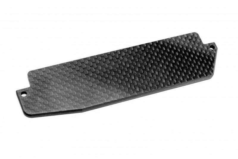 Fotografie produktu: Ultimate Racing Ultimate Mugen MBX-8R uhlíkové kryt bat. boxu, 3mm, 1 ks.
