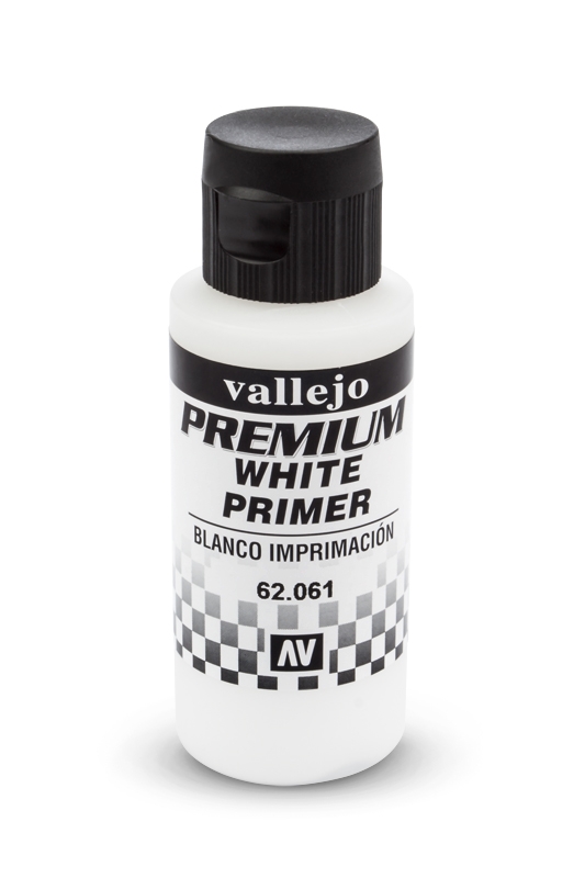 Fotografie produktu: Vallejo Premium RC - Bílá podkladová/základní 60 ml