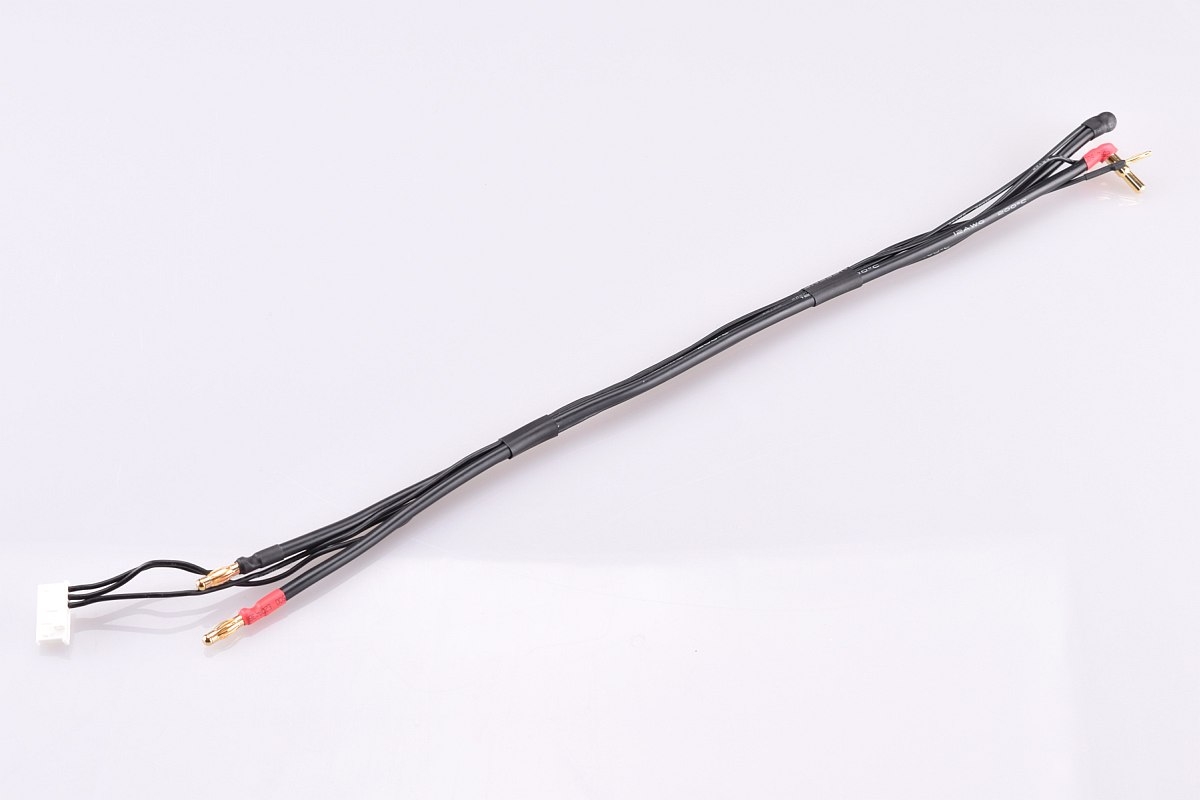 Fotografie produktu: Vampire Racing 2S černý nabíjecí kabel - krátký - (4/5mm, 7-pin PQ)