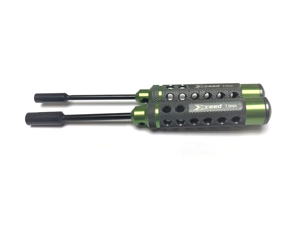 Fotografie produktu: XCEED Nástrčkové klíče - metrické - ALU verze SADA: 5.5 & 7.0x100mm, 2 ks. (HSS typ)
