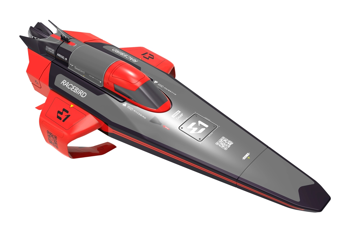 Fotografie produktu: Joysway E1 RaceBird Lite RC Hydrofoil Boat 2.4GHz RTR - Korálová