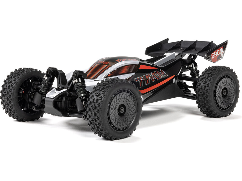 Fotografie produktu: Arrma Typhon Grom 223S BLX 1:14 4WD RTR Basic stříbrná