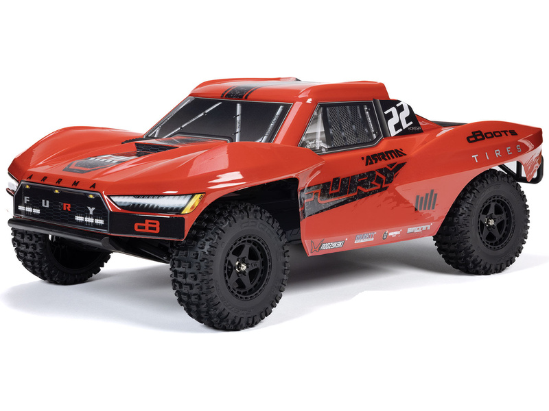 Fotografie produktu: Arrma Fury Mega 550 1:10 RTR červená
