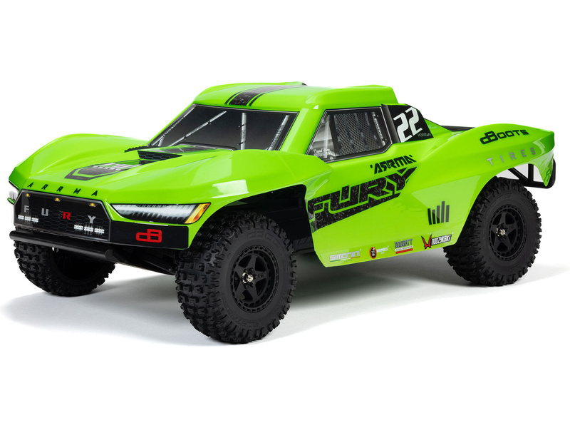 Fotografie produktu: Arrma Fury Mega 550 1:10 RTR Basic zelená
