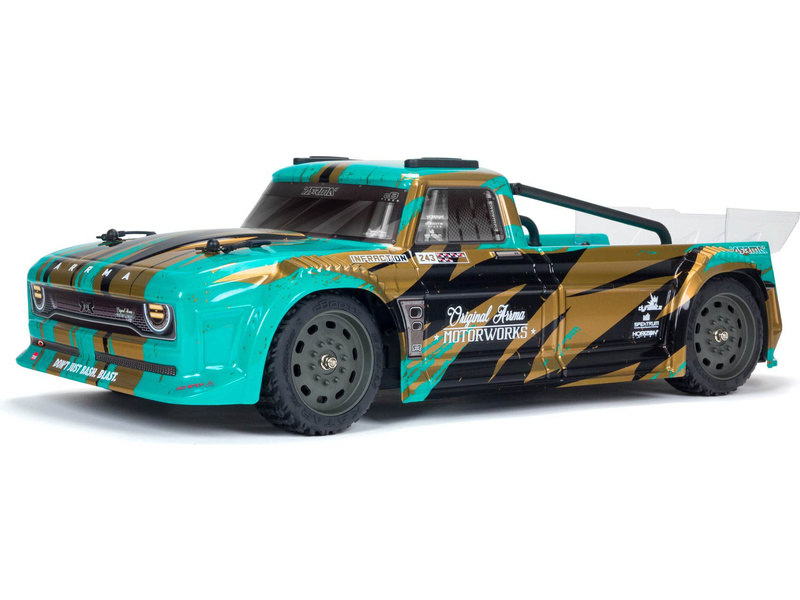 Fotografie produktu: Arrma Infraction Mega 1:8 4WD RTR tyrkysová