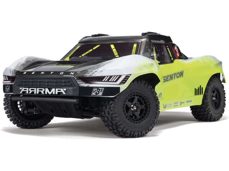 Fotografie produktu: Arrma Senton 223S BLX 4WD 1:10 RTR DSC žlutá