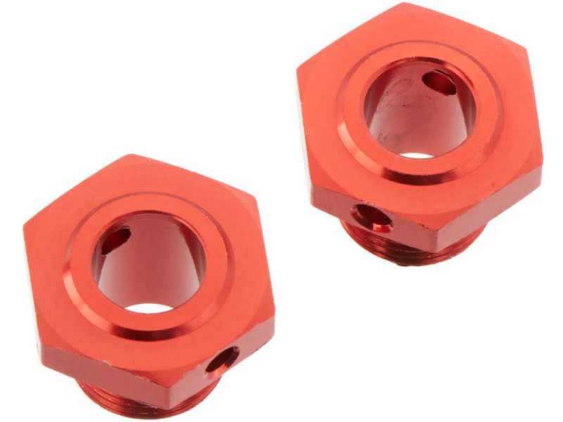 Fotografie produktu: Arrma náboj kola 17mm/13.6mm hliník červený (2)