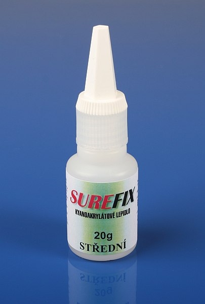 Fotografie produktu: SUREFIX 20g střední vteřinové lepidlo