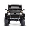 88296 4 TRX 6 Mercedes 6x6 BLACK frontview