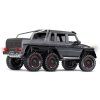 88296 4 TRX 6 Mercedes 6x6 SILVER 3qtr Rear right