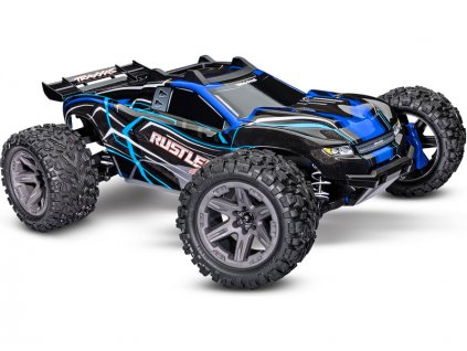 Traxxas Rustler 1:10 2BL 4WD RTR modrý