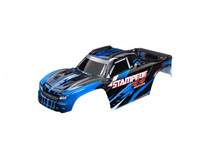 Traxxas karosérie Stampede 4X4 Brushless modrá (bezsponková)