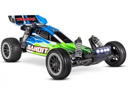 Traxxas Bandit 1:10 RTR zelený s LED osvětlením