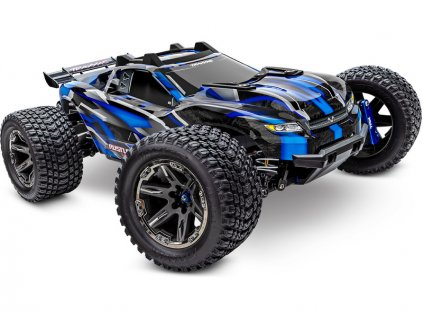 Traxxas Rustler 4x4 Ultimate VXL RTR modrý