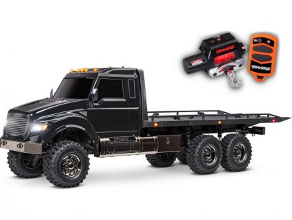 Traxxas TRX-6 Ultimate RC Hauler 6x6 1:10 RTR s navijákem černý