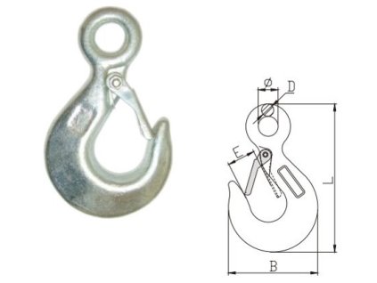 Italský hák DIN689