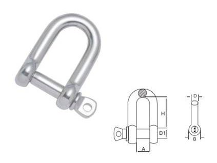 ​D Třmen, nerezavějící ocel