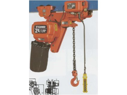 HHB elektrický kladkostroj s elektrickým,manuálním pojezdem