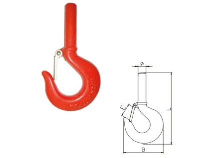 Hák na lisování se západkou (TH 297)